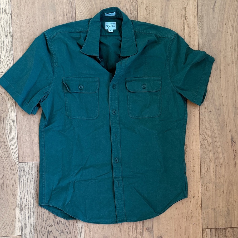 J. Crew Men's Teal Shirt Jacket